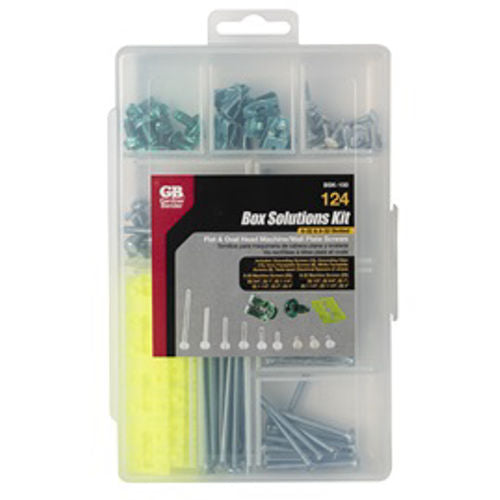 Gardner Bender Box Solutions Kit 124pcs/Kit (BSK-100) (60317)