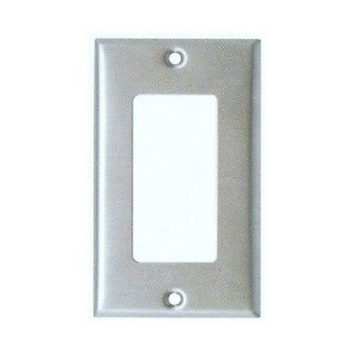 Single Gang Stainless Steel Decora Wall plate (7731) (50397)