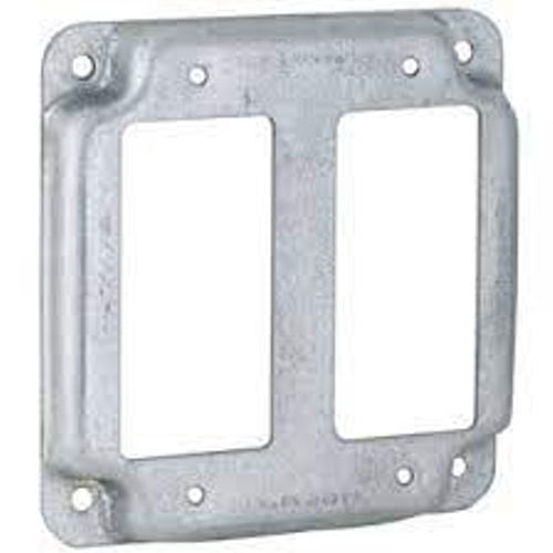 4" Decora Two Gang metal cover for GFCI (8368) (60777)