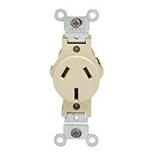 20 Amp Single Receptacle White (JCZ010) (50731)
