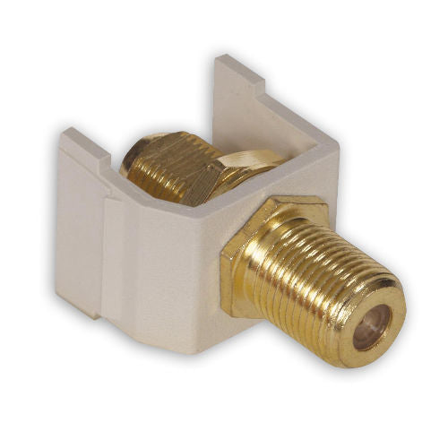 RIGID Gold F-Type Coupler Bulkhead, Female to Female (6101) (50369)