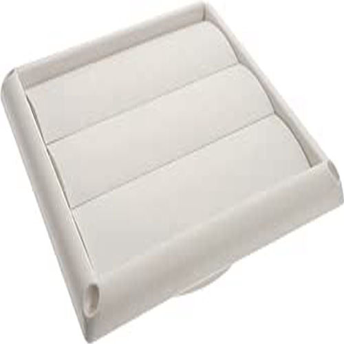 RIGID 4-inch Louvered Vent Cap in White (Vent) 50690