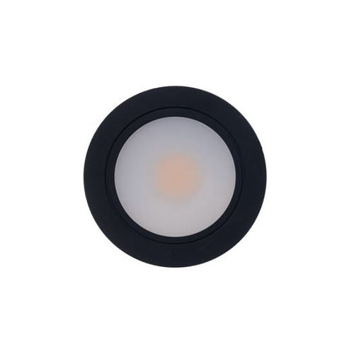 Puck Light 2-1/4" Hole cut 12V 3W 200lms 3CCT Dimmable (PUK-L12/BK) (60857)