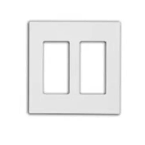Screwless Double Gang Plate (2152S) (50176)