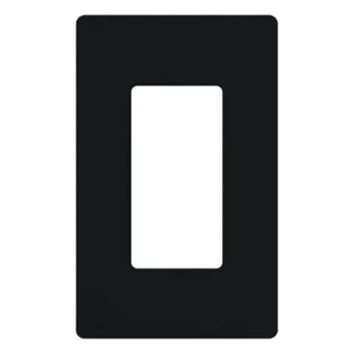 Screwless Single Gang Plates Black (YGC-009-NS/BK) (60759)