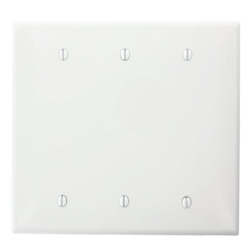 Three Gang Blank Cover Plate (LQB203) (50378)